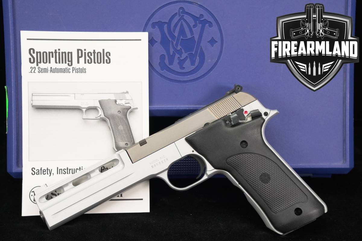 Smith & Wesson Model 622 VR S&W 22LR 6" Stainless VENT-RIB +ORIG CASE