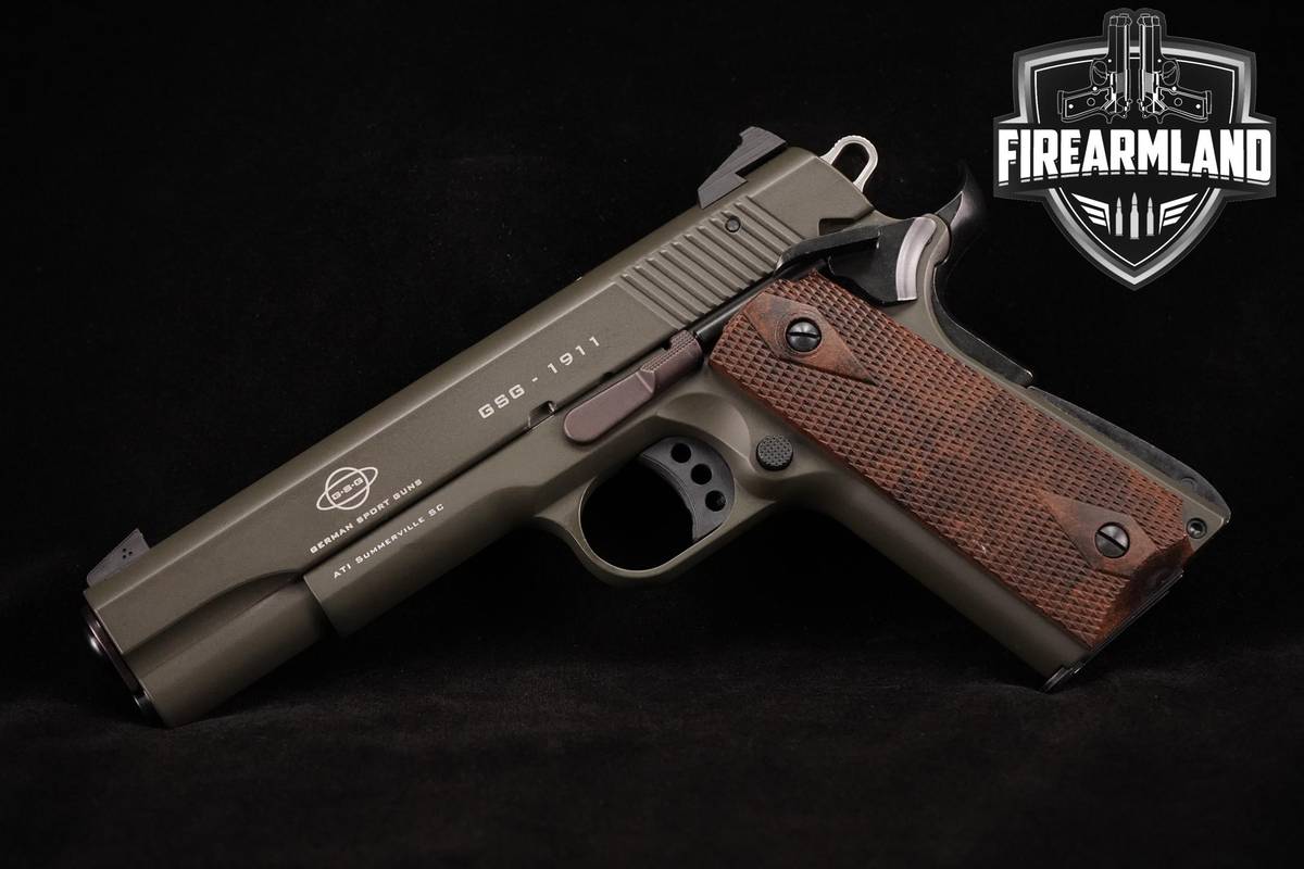 German Sport Guns GSG 1911 22LR 5.0" OD Green 1911A1 A1+5 MAGS