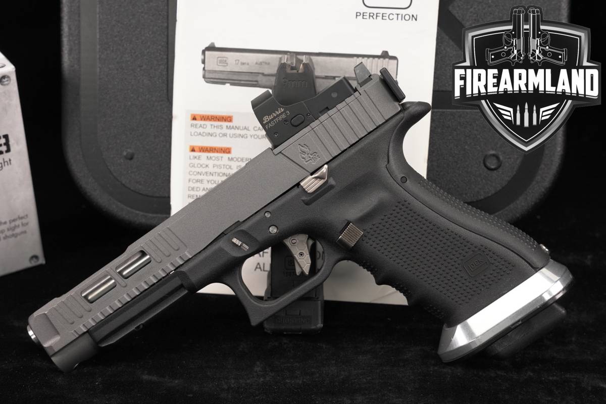 CUSTOM Glock 34 Gen4 MOS G34 Gen 4 9mm +2 MAGS, ORIG CASE, BURRIS OPTICS