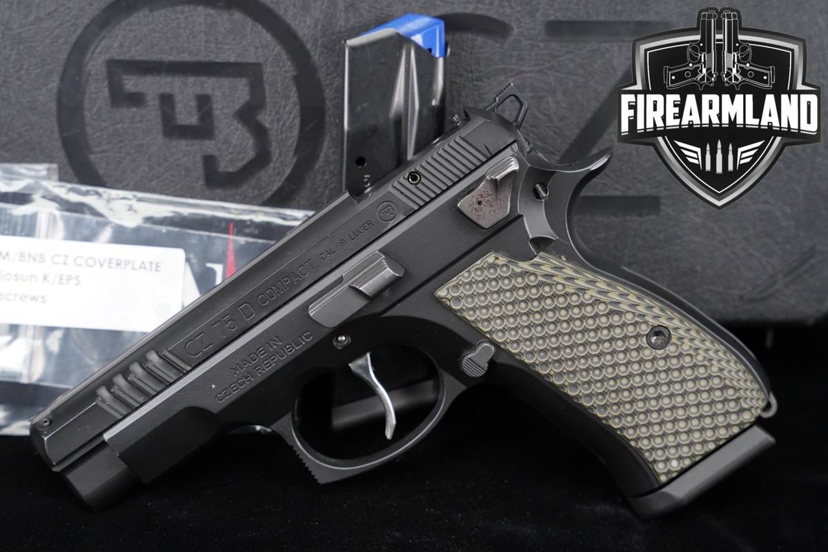 CZ 75 D COMPACT 9mm 3.75" Optic-Ready CGW Pro Carry +2 MAGS & ORIG CASE