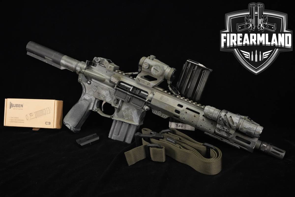 Palmetto State Armory PSA PA-15 Pistol 300 Blackout AR15 10.5 +2 MAGS