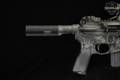 Palmetto State Armory (PSA) PA-15 Pistol .300 AAC Blackout (7.62x35mm) Gray/Green Camo in Good Condition Image 4