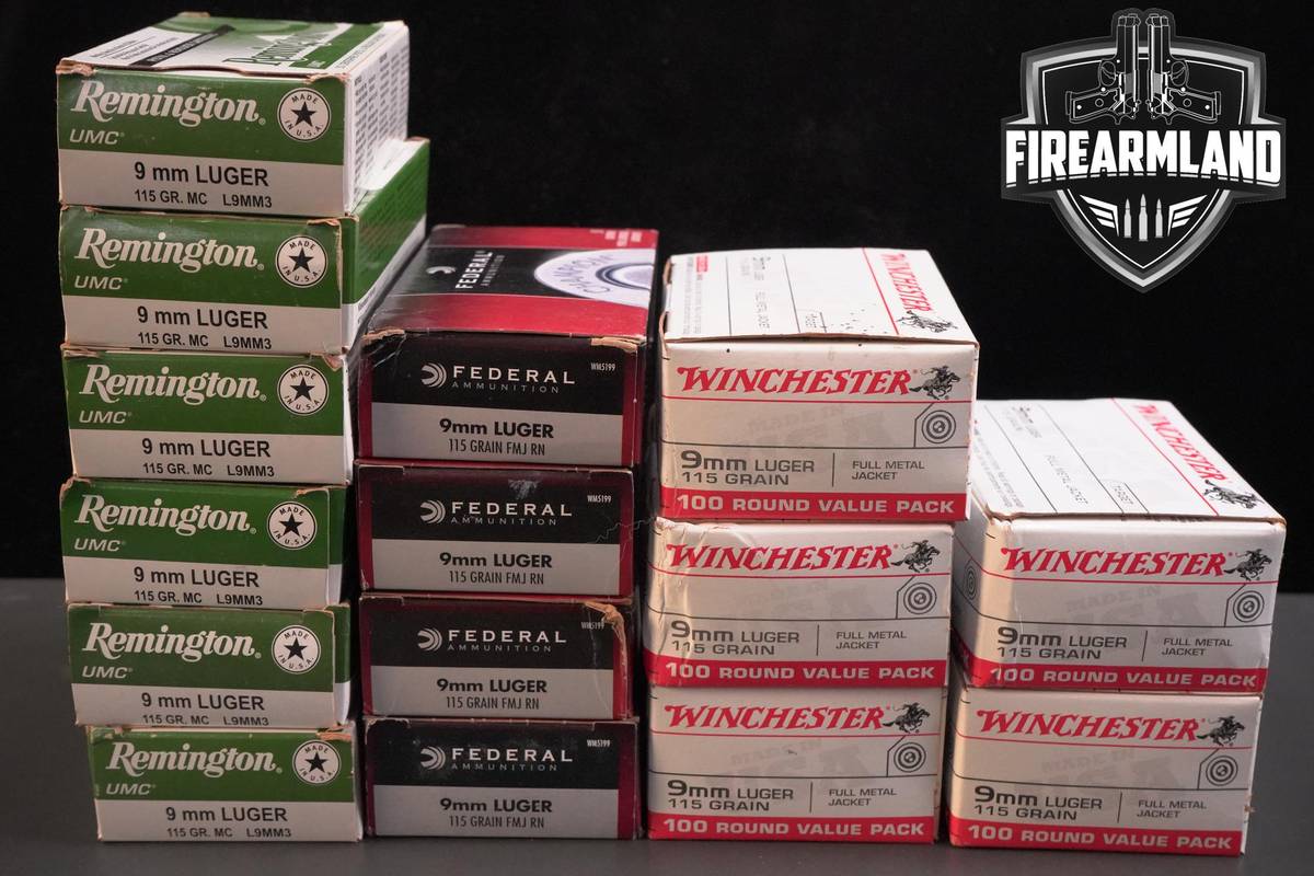 1000 ROUNDS! 9mm Ammo 9-mm Ammunition