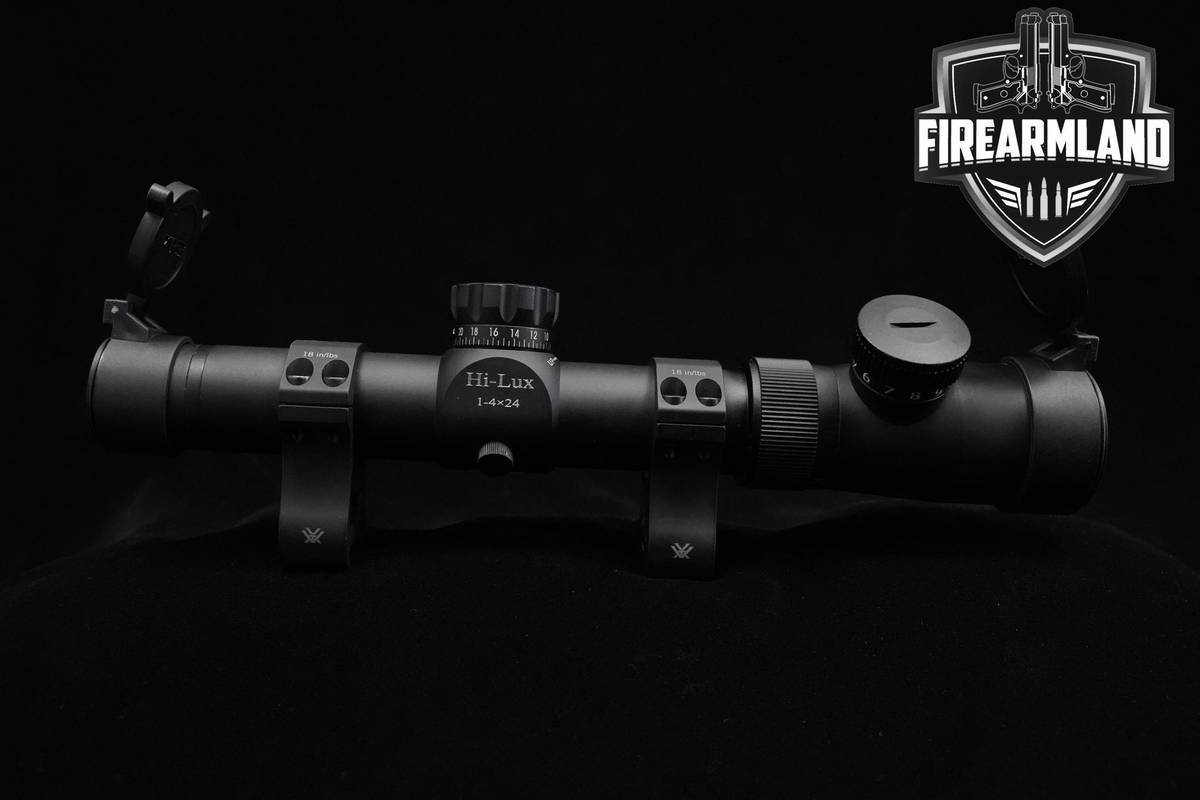 Hi-Lux CMR-AK762 1-4x24 Anodized Black Hi-Lux 7.62x39 HiLux