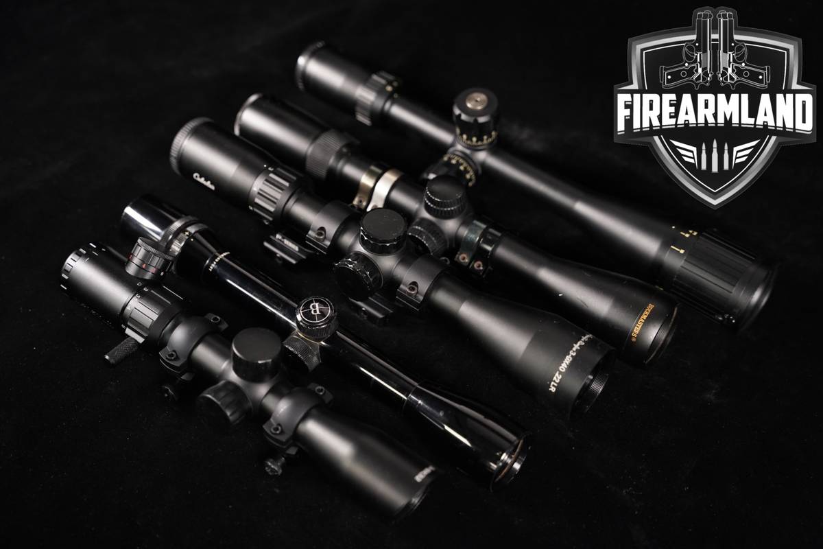 Five Scope Lot Hunting 5 Pack Bushnell Cabela's Monstrum Nikon Scopes
