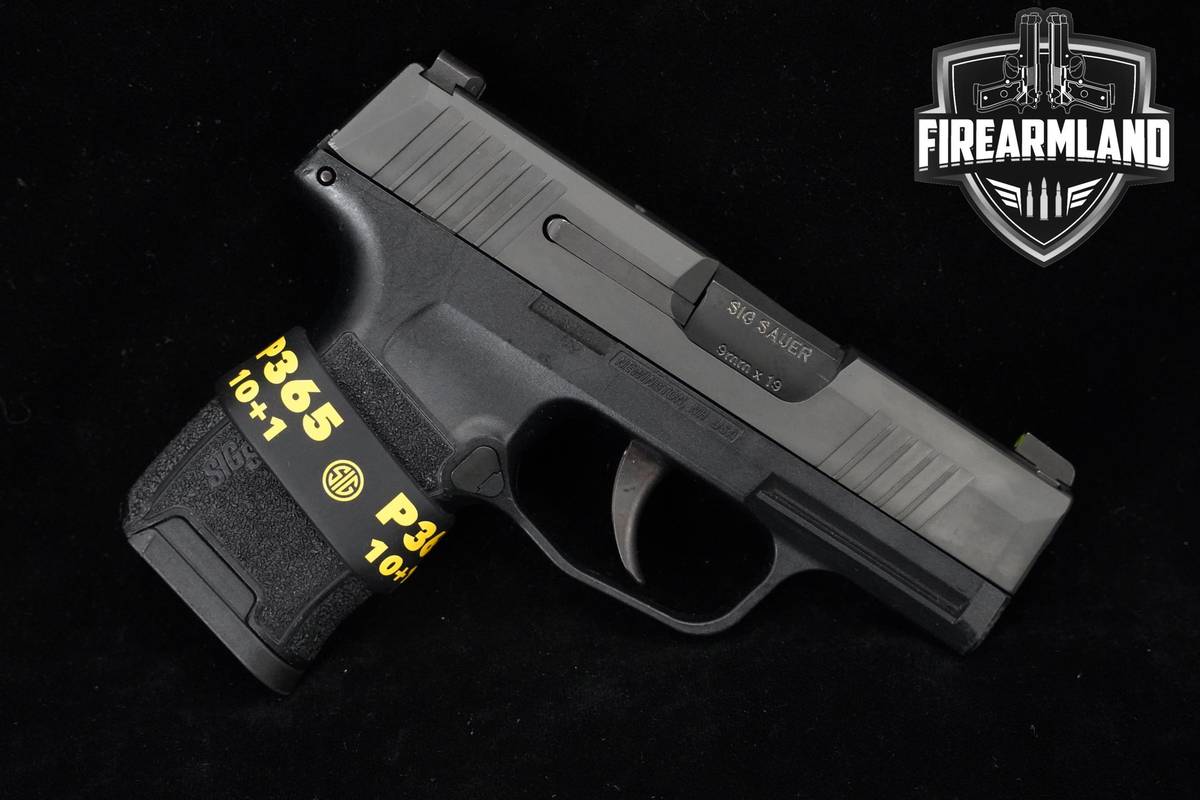 Sig Sauer P365 9mm 3.1" P365 P-365 SIG P365 SIG-P365 +2 MAGS & ORIG CASE