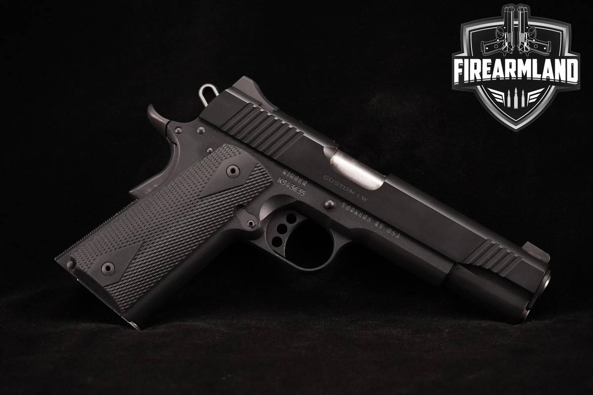 Kimber Custom LW 45 ACP 1911 5.0" Lightweight +3 MAGS & ORIG CASE