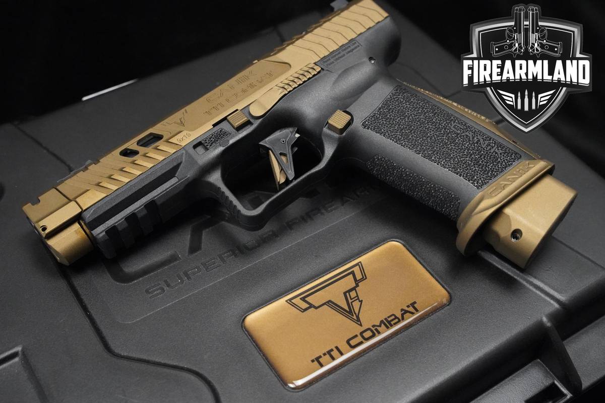TARAN TACTICAL Canik TTI Combat 9mm 4.6" Canik-TTI Combat +OG ACCS & CASE