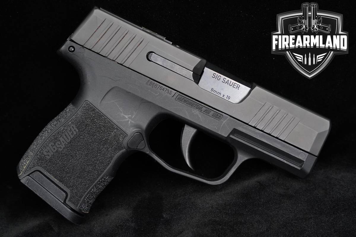 Sig Sauer P365 SAS Agency Vault 9mm 3.1" P-365 +2 MAGS & ORIG CASE