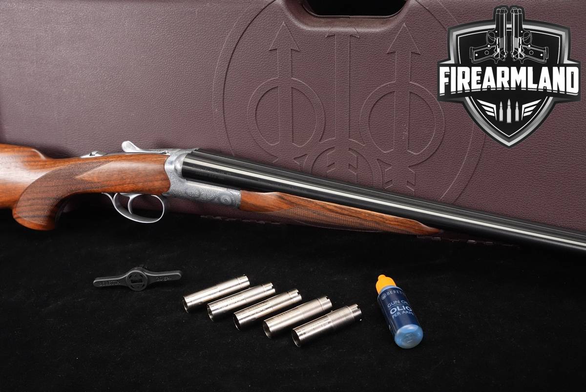 DESIRED Beretta 486 Parallelo 20-Gauge 28" Coin Finish & Walnut SxS +CASE