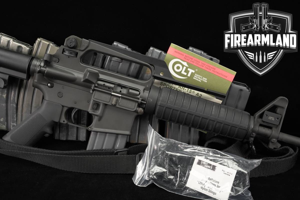 PRE BAN! Colt AR-15A2 Government Carbine 5.56 NATO 16" +8 MAGS & ORIG BOX
