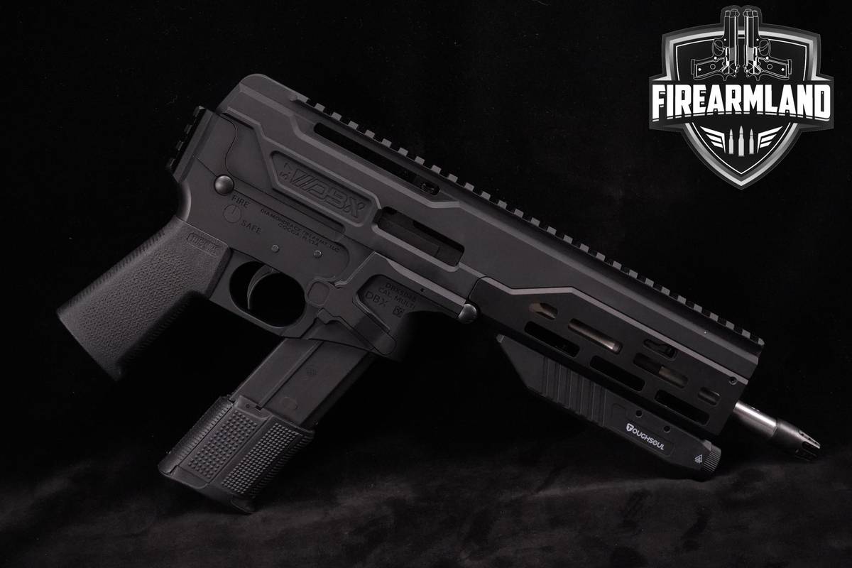 Diamondback DBX 5.7x28 8.0" Black Anodized BDX-57 +6 MAGS