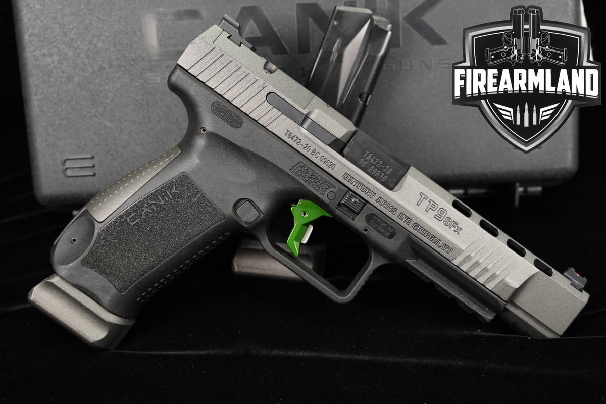 Canik TP9SFx 9mm Gray TP 9 TP9-SFX FREEDOM TRIGGER +2 MAGS, ORIG CASE