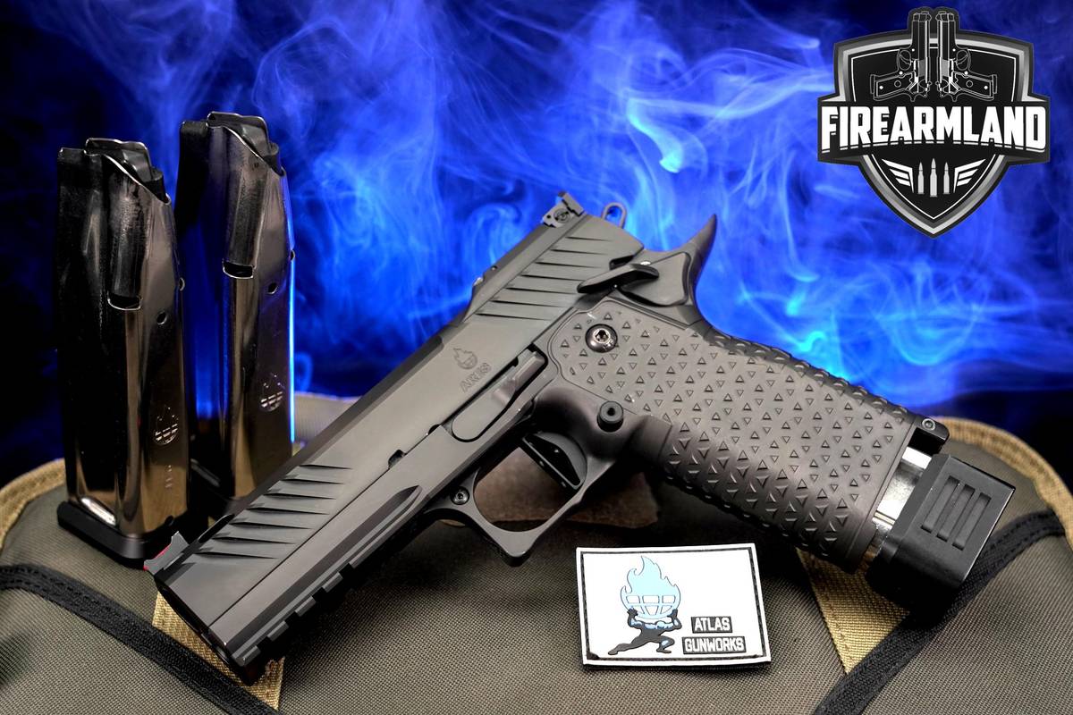 Atlas Gunworks Ares 9mm 1911 4.25" 2011 Optic-Ready +3 MAGS & ORIG CASE