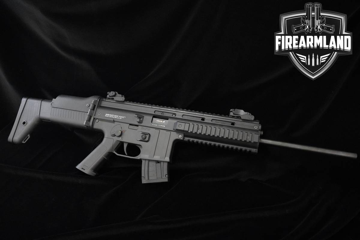 LIKE-NEW Anschutz MSR RX22 Black Hawk 22LR 16.5" Anschutz FN SCAR Clone