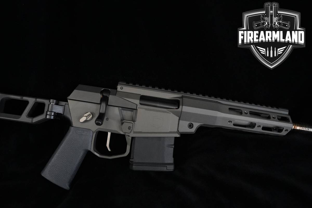 Q mini FIX 300 Blackout 8" Black/Gray Q Bolt-Action Pistol