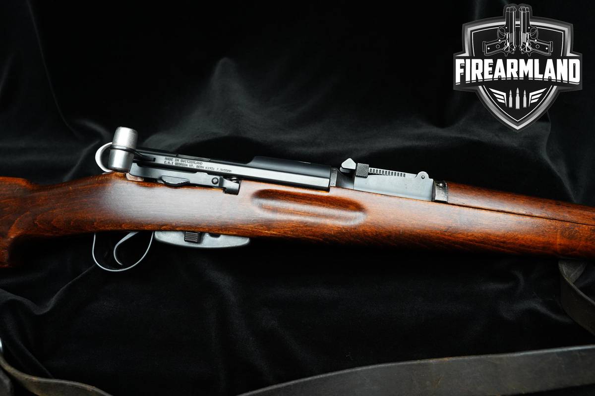 1951 Swiss BERN K31 7.5x55mm Swiss 25.65" Blued Rifle Switzerland K1931 C&R