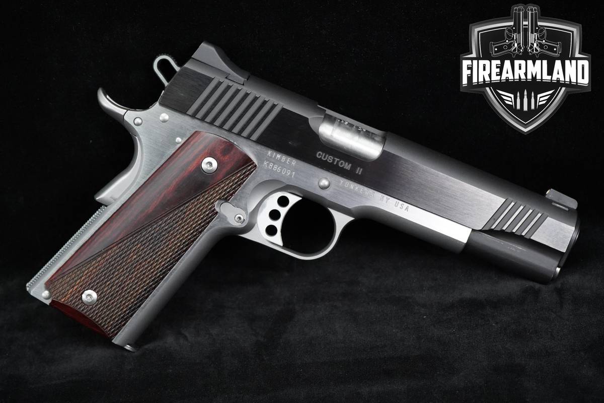 Kimber Custom II Two-Tone 45 ACP 1911 5" +ORIG CASE