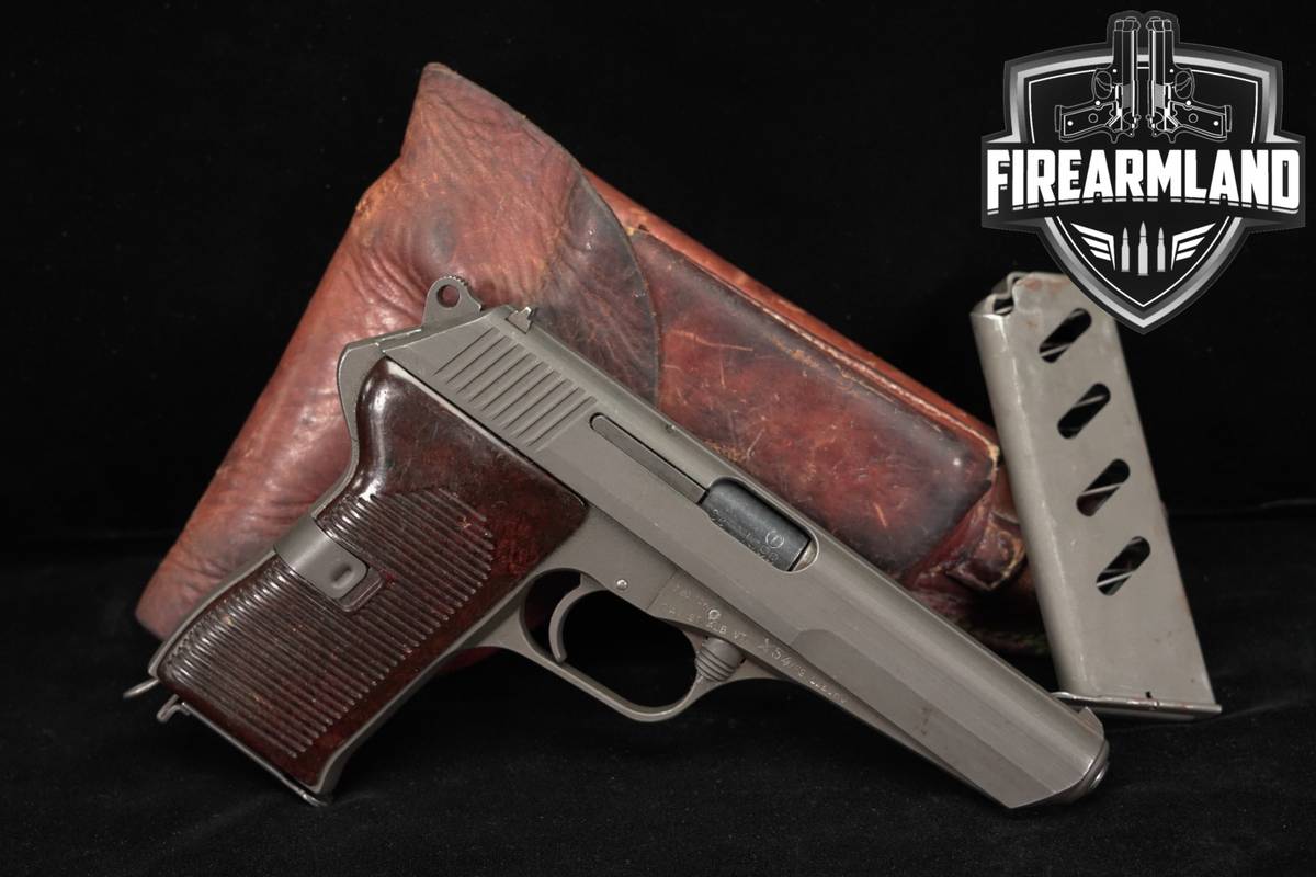 CZ Vz 52 7.62X25mm Tokarev 4.7" Gray Phosphate +2 MAGS & HOLSTER