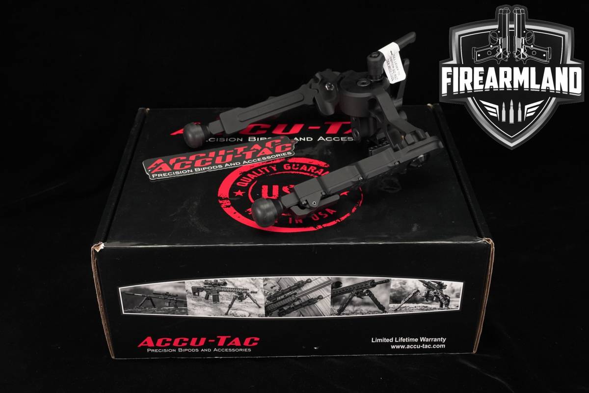 Accu-Tac FC-4 G2 Bipod Picatinny Rail Mount FC4 G-2 +ORIG BOX
