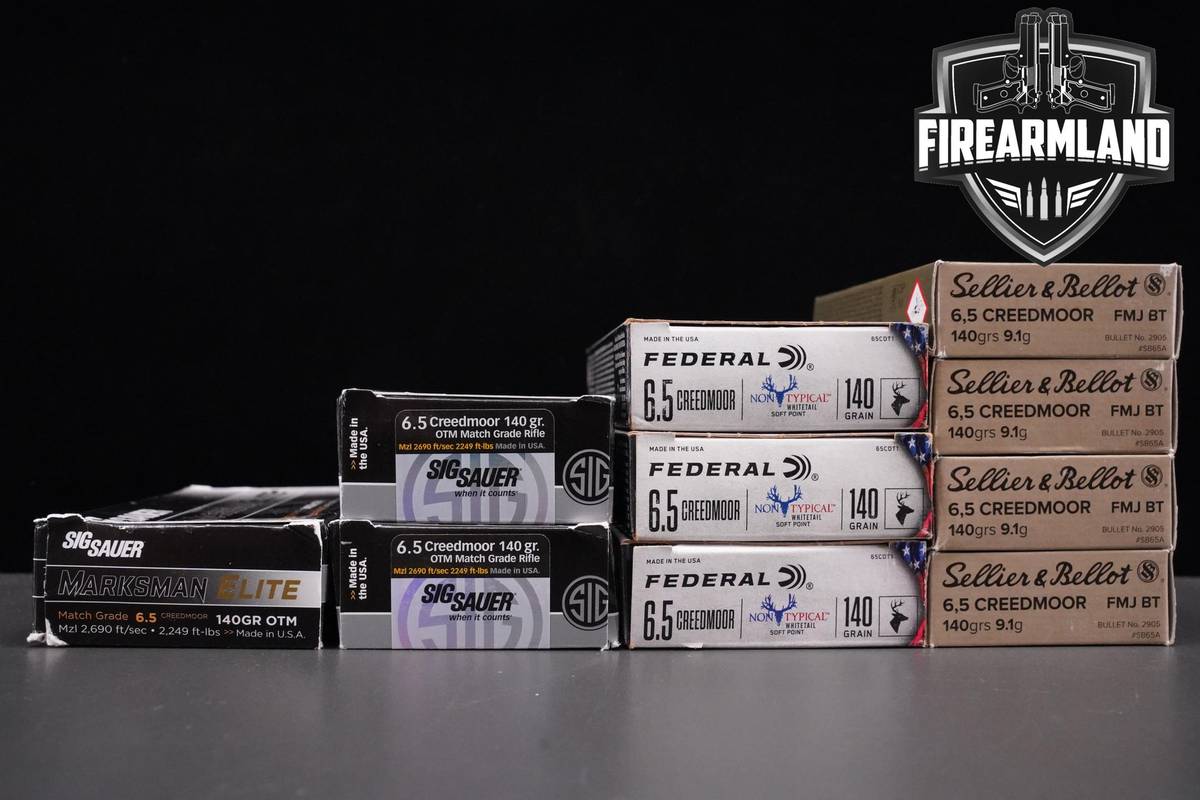 6.5 Creedmoor Ammo 6.5CM Ammunition 200 ROUNDS