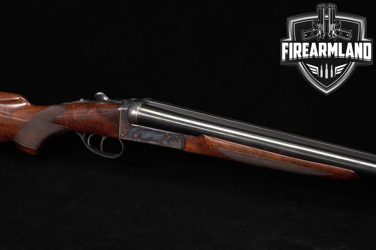 AYA Matador 10-Gauge Color Case-Hardened & Walnut 3.5 SxS Greener Crossbolt