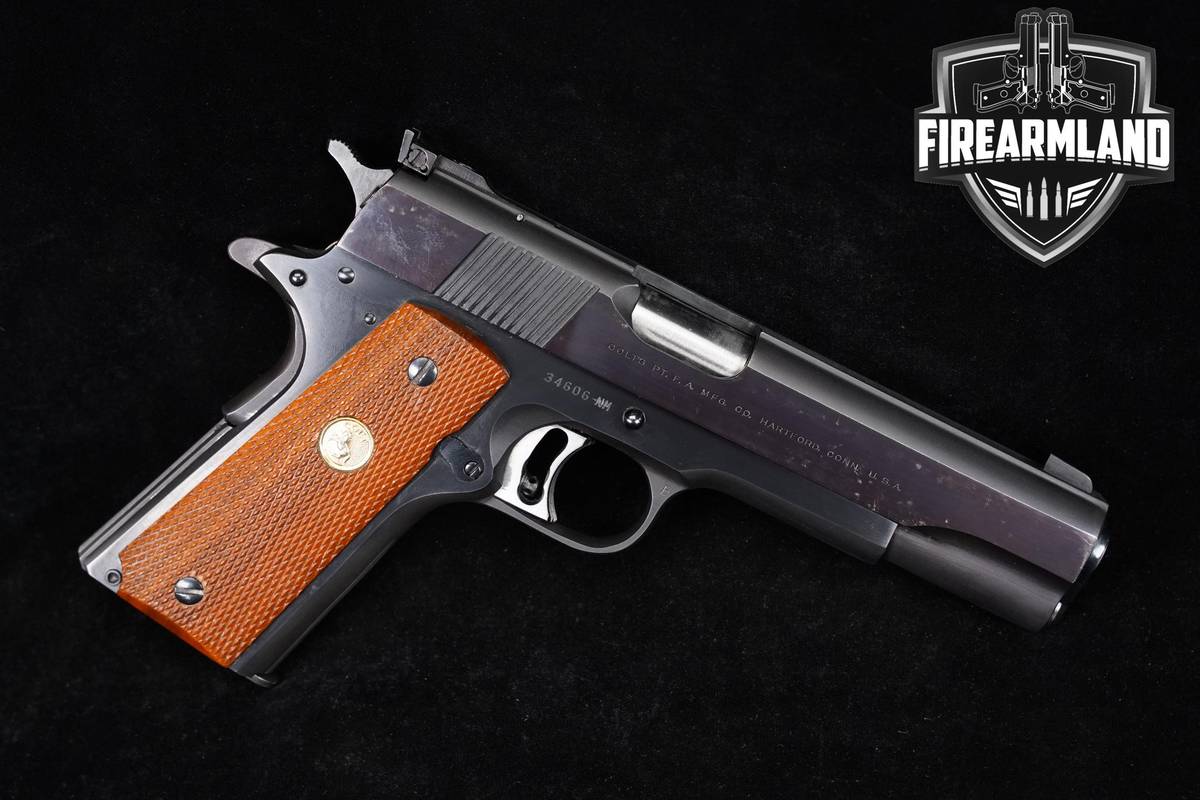 1969 Colt Gold Cup National Match Pre-Series 70 45 ACP 1911 5" +ORIG BOX