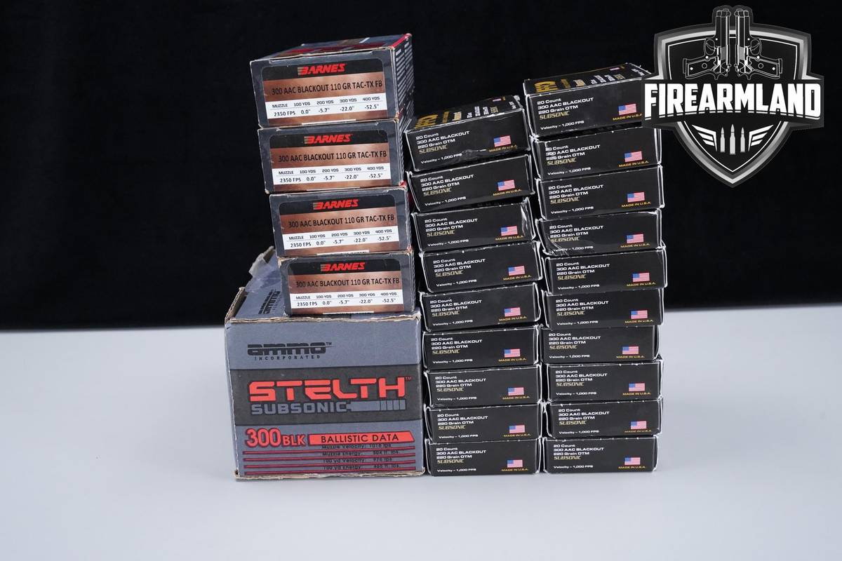 660 RDS! 300 Blackout Ammo BLK AAC
