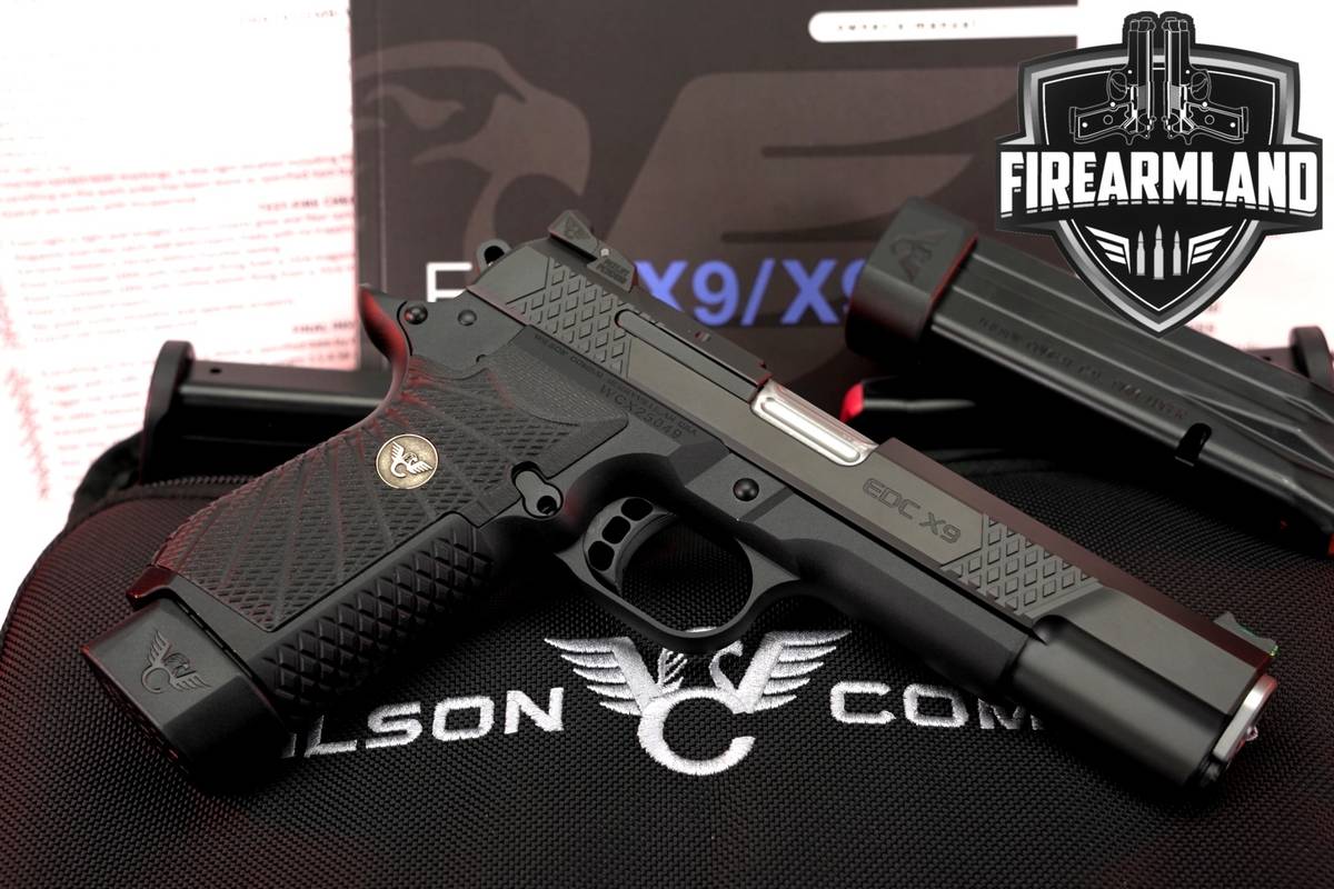 Wilson Combat EDC X9L 9mm WC 1911 5" TRI-TOP +4 Mags, Orig Box