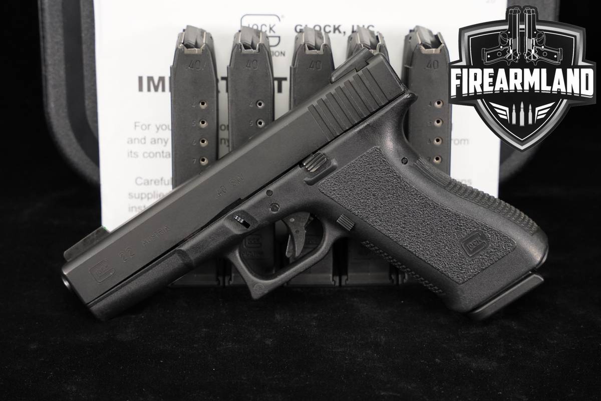 Glock 22 Gen2 G22 Gen 2 40 S&W 4.49 +6 MAGS & ORIG CASE