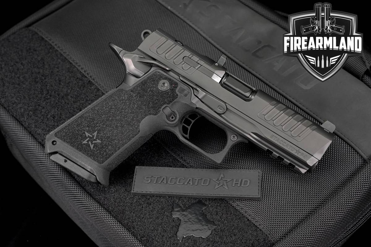 Staccato STI P4 HD Optics-Ready 9mm 2011-1911 4" Blued +3 MAGS & ORIG CASE