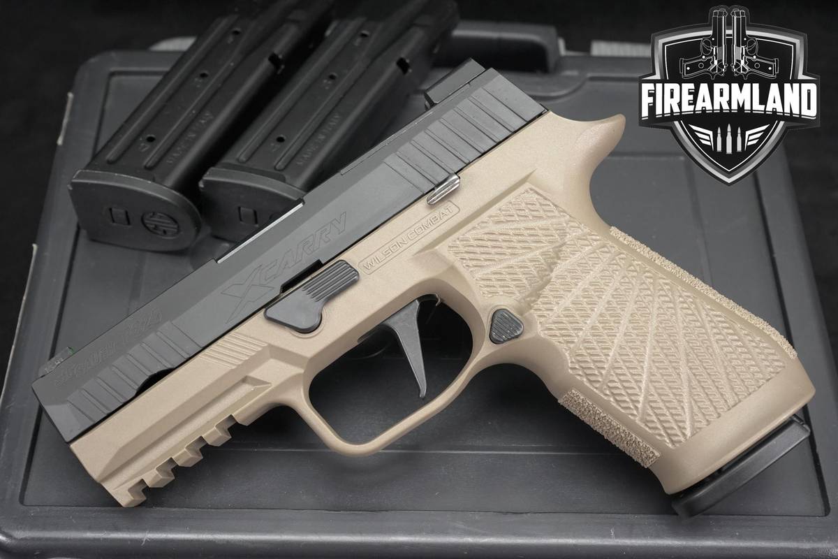 Sig Sauer P320 X-Carry 9mm Optic-Ready FDE Wilson Combat +3 MAGS & OG CASE