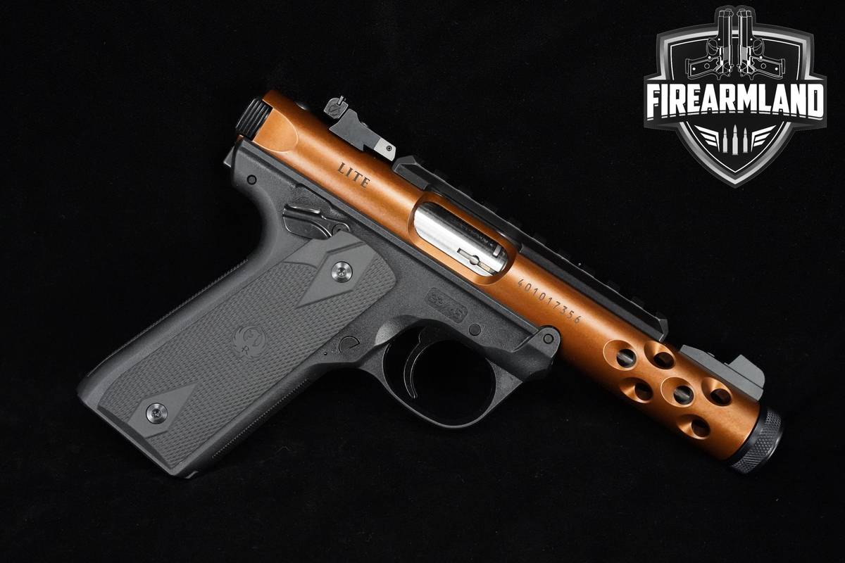 Ruger Mark IV 22/45 Lite 22LR Bronze Ruger-Mark IV Mark-4 4 MAGS & ORIG BOX