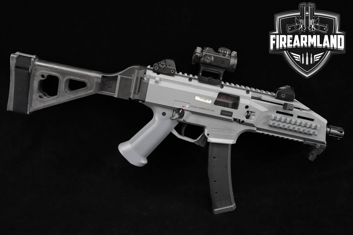 CZ Scorpion Evo 3 S1 9mm 7.75" Grey CZ-Scorpion Evo-3 EVO3 +OPTIC