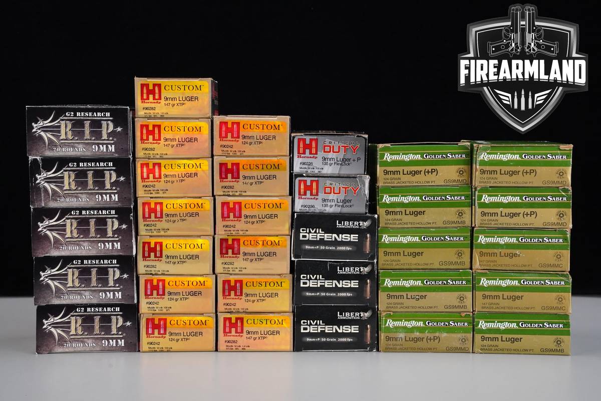 785 RDS! 9mm Self Defense Ammo 9-mm