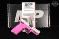 Smith & Wesson (S&W) M&P 380 Shield EZ M2.0, Manual Thumb Safety .380 ACP Two-Tone Silver & Pink in Good Condition Image 2
