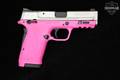 Smith & Wesson (S&W) M&P 380 Shield EZ M2.0, Manual Thumb Safety .380 ACP Two-Tone Silver & Pink in Good Condition Image 4