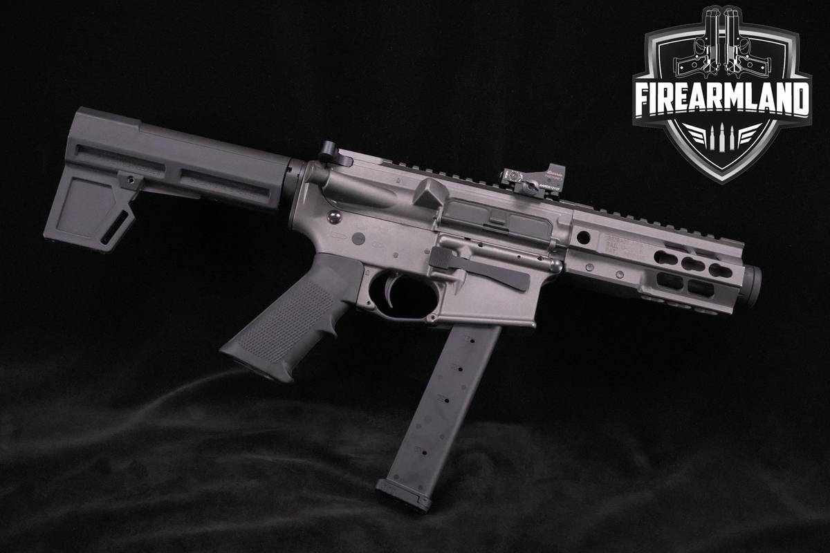 Brigade Manufacturing BM-F-9 9mm AR-9 Gray Anodized BM-9 AR9 +3 MAGS