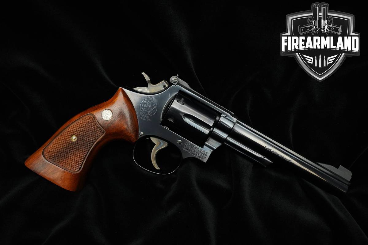 1976 Smith & Wesson (S&W) 19-3 357 Magnum 5.88" Blued 19-3 S&W DA/SA