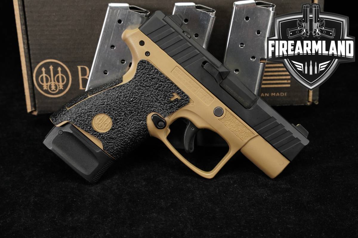 Beretta APX A1 Carry 9mm Optics-Ready Two-Tone FDE APXA1 +4 MAGS & ORIG BOX