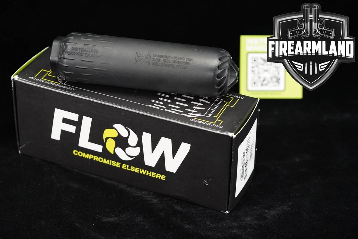 HuxWrx Flow 762 7.62 mm Suppressor FLOW762 +ORIG BOX