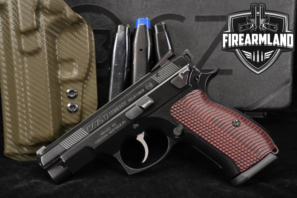 CZ CUSTOM CZC 75 D COMPACT PCR 9mm 3.75" CZ75D CZ75 +4 MAGS & ORIG CASE