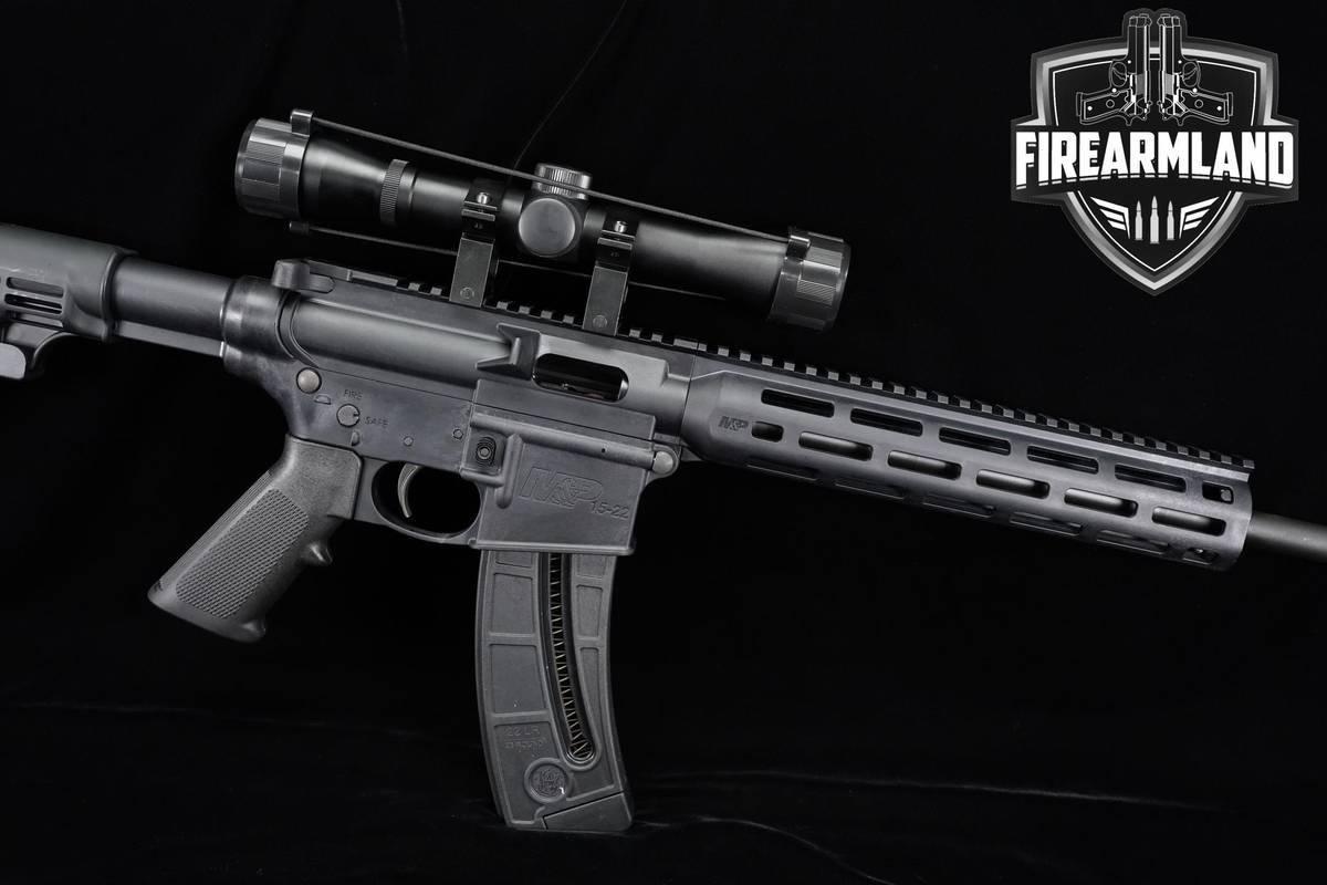Smith & Wesson M&P15-22 22LR 16.5" AR-15 AR15 +3 MAGS & SCOPE