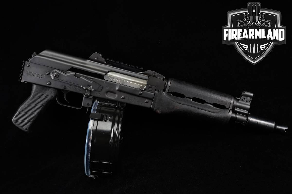 Zastava Arms ZPAP92 7.62x39 10" Black & Wood ZPAP 92 M92 Rifle +2 MAGS