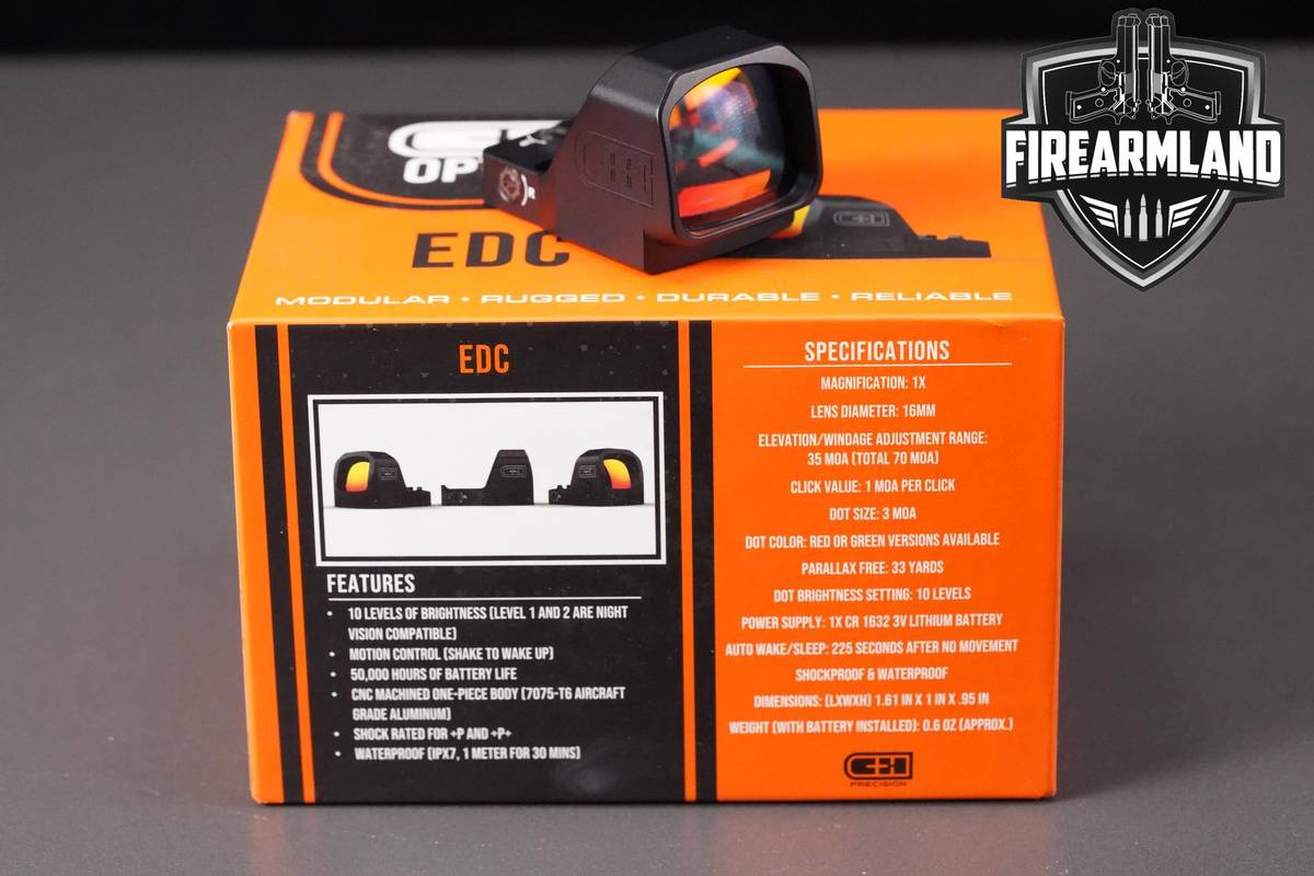 CH Precision EDC-GLX 3-MOA Red Dot +ORIG BOX
