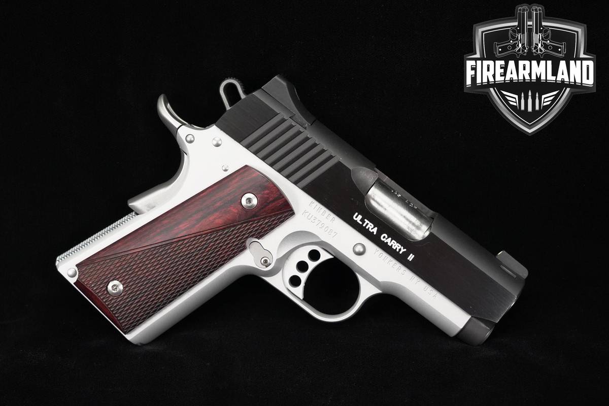 Kimber Ultra Carry II Two-Tone 45 ACP 1911 3" +3 MAGS & ORIG CASE