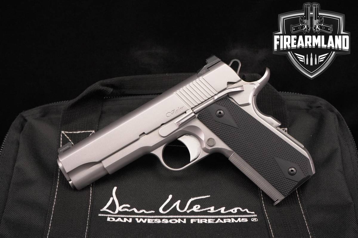 Dan Wesson Valor V-Bob 10mm 1911 4.25" Stainless +4 MAGS & ORIG BOX