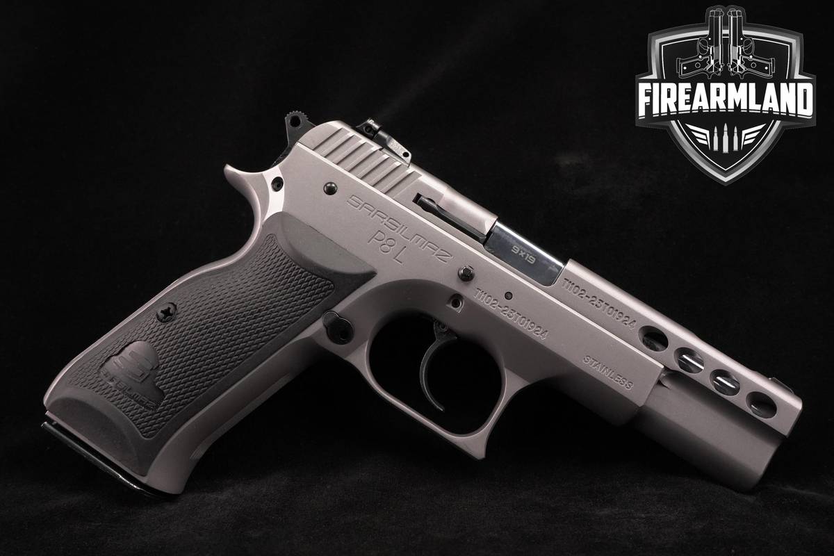 Sarsilmaz SAR P8 L 9mm 4.6 Stainless DA/SA P8L +OG CASE
