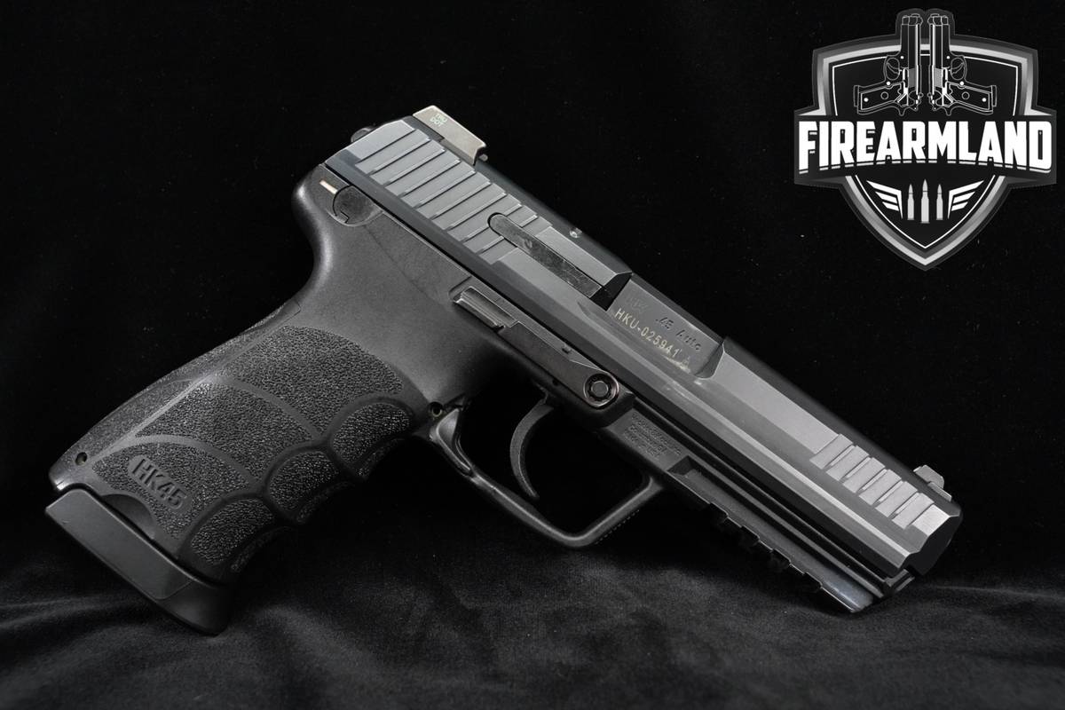 Heckler & Koch H&K HK HK45 V1 45 ACP 4.46" Pistol +3 MAGS & ORIG CASE