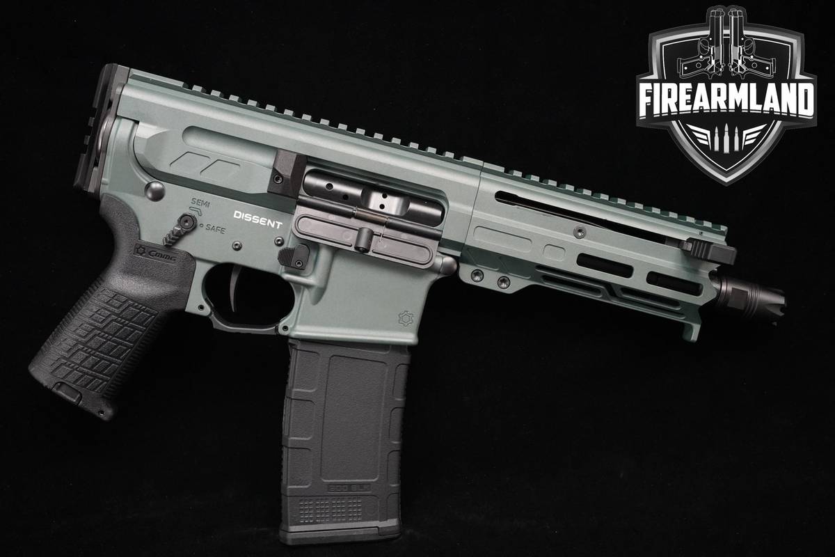CMMG Dissent Mk4 300 Blackout AR-15 AR15 6.5" Bazooka Green +2 MAGS